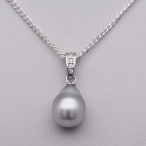 Teatea un pendentif argent et une véritable perle de Tahiti de 10,2 mm A produite sur ma ferme perlière de Manihi en vente directe. Couleurs naturelles 😀