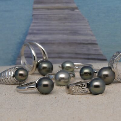chaque bague en perle de Tahiti est unique 